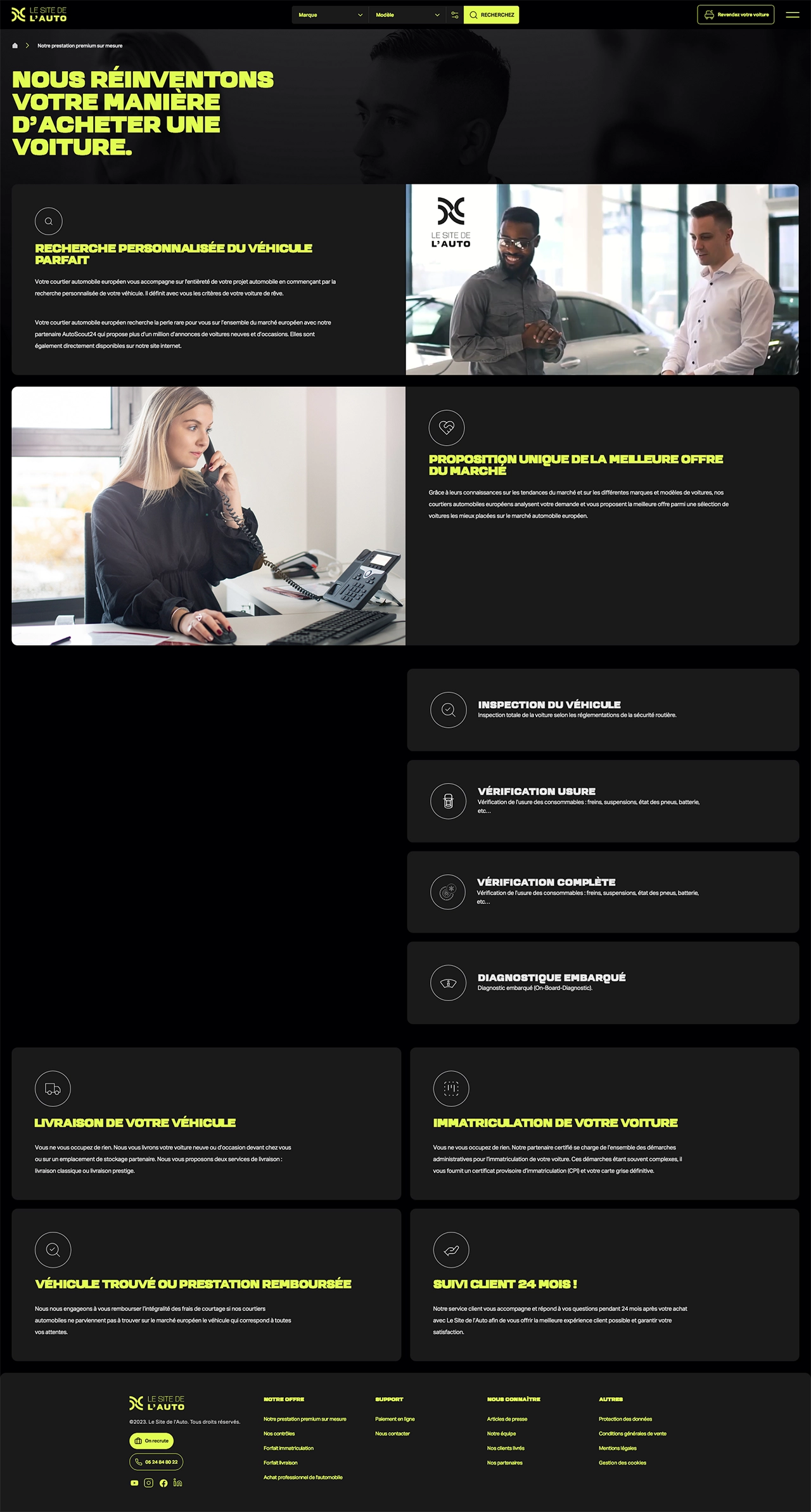 Page recherche