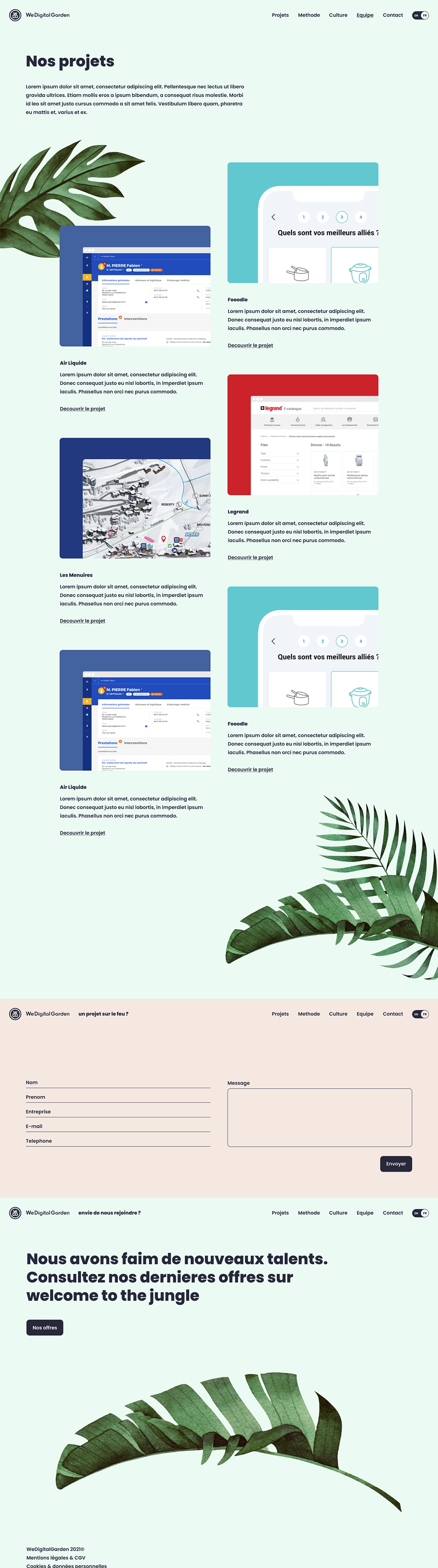 Page Projet Détaillé